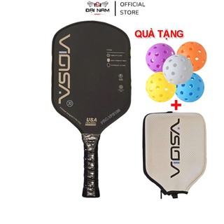 Vợt Pickleball T700 Carbon VPB188-288 Siêu Nhám Hàng Nhập Khẩu Cao Cấp + Tặng 4 Bóng Và Túi Đựng