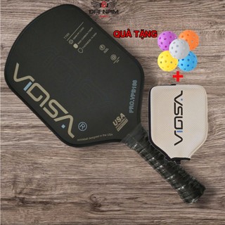 Vợt Pickleball T700 Carbon VPB188-288 Siêu Nhám Hàng Nhập Khẩu Cao Cấp + Tặng 4 Bóng Và Túi Đựng