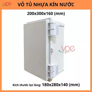 Vỏ tủ điện nhựa ABS 200x300x160 - Sử dụng ngoài trời trong nhà hiệu quả