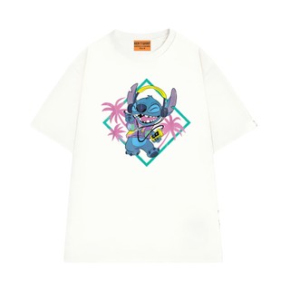 Áo Thun Local Brand NGỐ TEE Lilo và Stitch Phong Cách Retro Chất Vải Cotton 75 Thoáng Mát