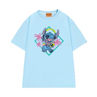 Áo Thun Local Brand NGỐ TEE Lilo và Stitch Phong Cách Retro Chất Vải Cotton 75 Thoáng Mát