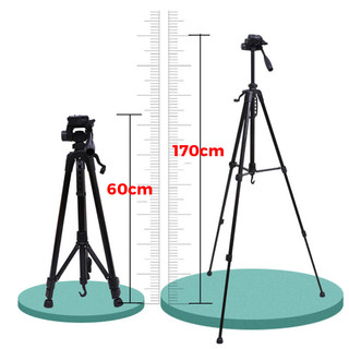 Tripod điện thoại chân máy ảnh máy quay phim Weifeng WT 3520 hàng chính hãng tặng kèm kẹp điện thoại