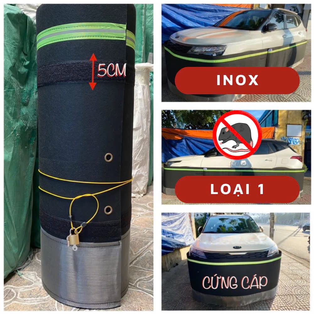 Quây chống chuột xe ô tô lưới quây chuột ô tô ngăn chuột hiệu quả cho xe 4 đến 7 chỗ và bán tải xe hơi