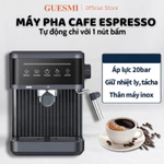 (TẶNG TAY XAY) Máy Pha Cà Phê Tự Động Gia Đình Espresso, Máy Pha Cafe Capuchino áp suất 20 bar, bọt kem sữa siêu mịn — ảnh 1