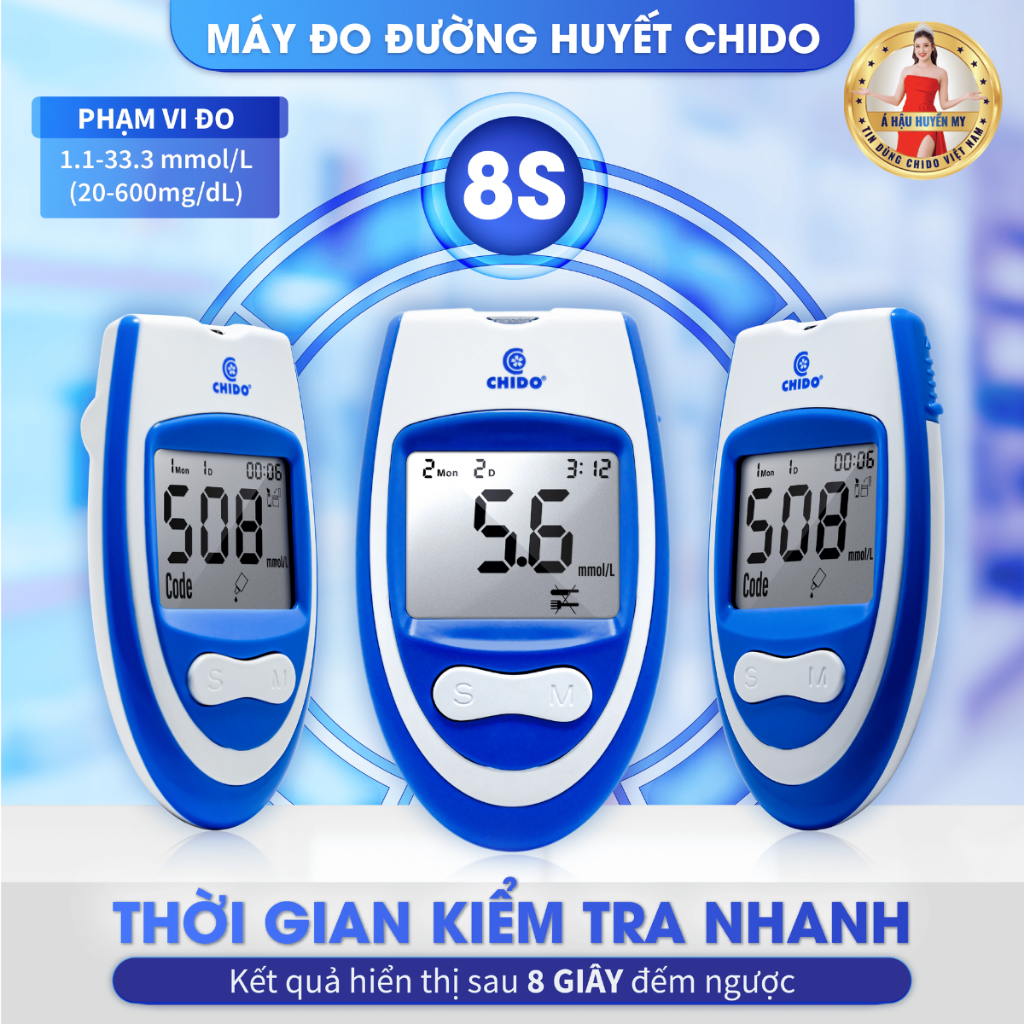Máy Đo Đường Huyết Chido
