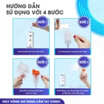 Máy xông khí dung xông mũi họng CHIDO cầm tay - Pin 1200mAh, dùng không cần cắm điện, tiếng ồn nhỏ, Bảo hành 2 năm — ảnh 8