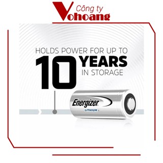 Bộ 2 Pin Energizer 123 (CR123A) Lithium 3V