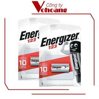 Bộ 2 Pin Energizer 123 (CR123A) Lithium 3V