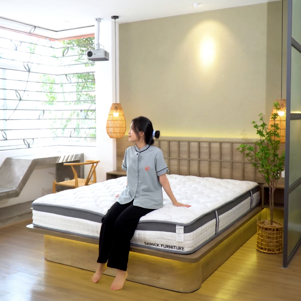 Ảnh NỆM LÒ XO TÚI HÚT CHÂN KHÔNG Cao Cấp SAMICK TRANSFORM BASIC - Nâng đỡ cơ thể 4