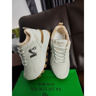 giày thể thao nữ đế 4f (ảnh thật)