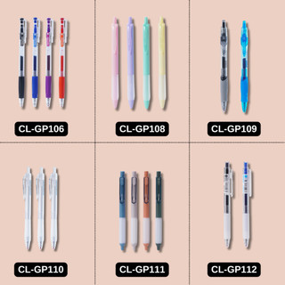 Bút Gel Bấm CLASSMATE Ngòi 0.5mm, Nhiều Màu, Mực Đều Nét trơn, Ngòi ST Siêu Trơn, Dành Cho Học Sinh
