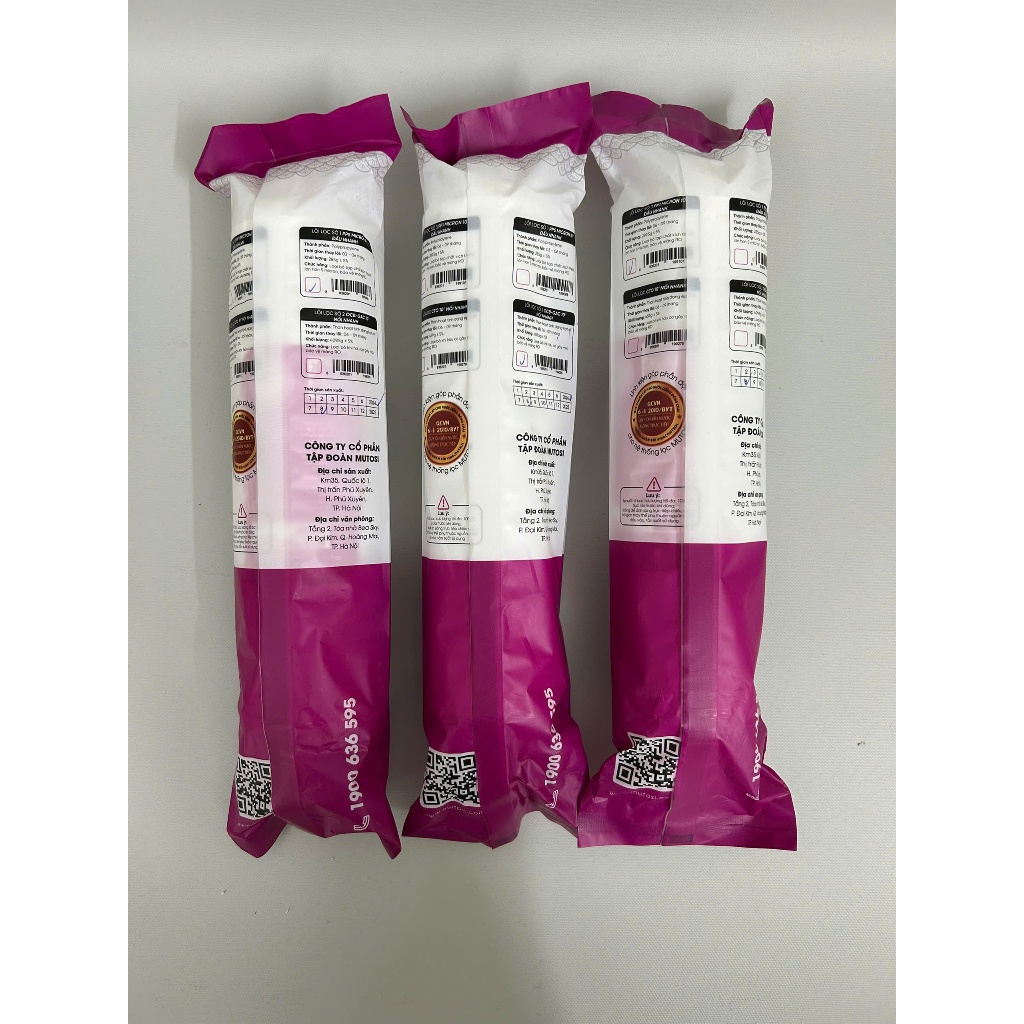 Bộ lõi lọc nước 123 MUTOSI Dạng đúc nối nhanh Loại bỏ cặn bẩn cho máy lọc RO - Hàng chính hãng