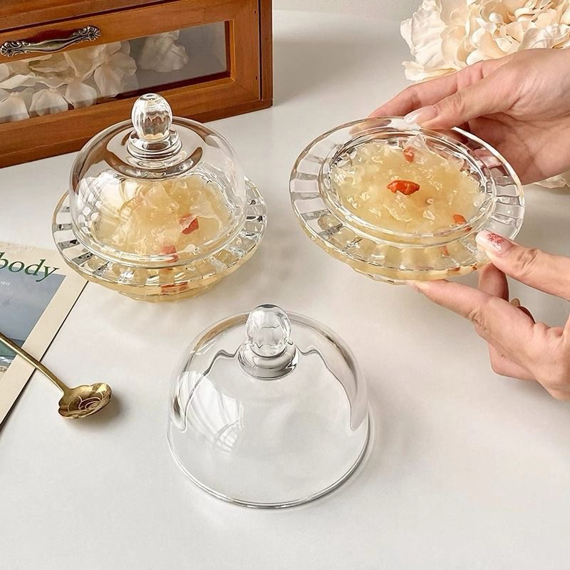 Bát để yến trưng, hũ nắp tổ yến thuỷ tinh