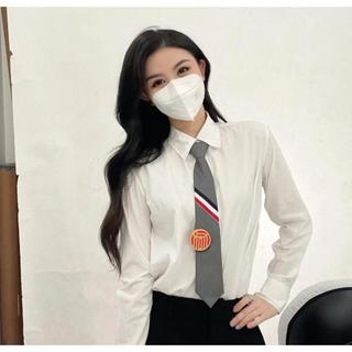 Cà vạt nam nữ TB tự thắt thời trang loại 1, caravat sọc chéo bản 5cm vải poly xịn nhiều màu CV06