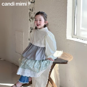 CANDIMIMI Váy babydoll xoè nhiều tầng - Phong cách Hàn Quốc
