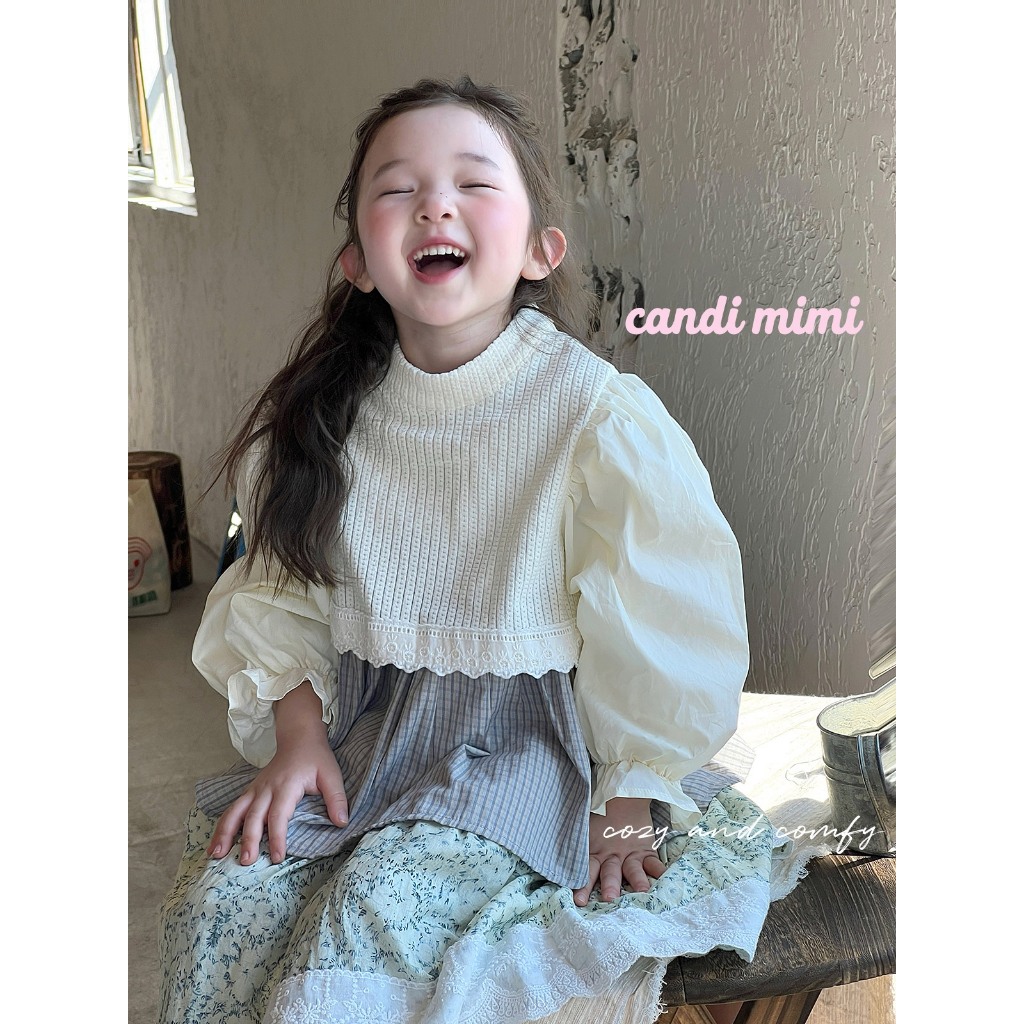 CANDIMIMI Váy babydoll xoè nhiều tầng - Phong cách Hàn Quốc