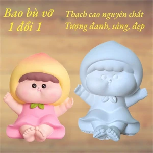 Tượng tô màu thạch cao 3D CHỦ ĐỀ BÉ GÁI kích thước từ 17 đến 22 cm cho bạn thoải thức sáng tạo