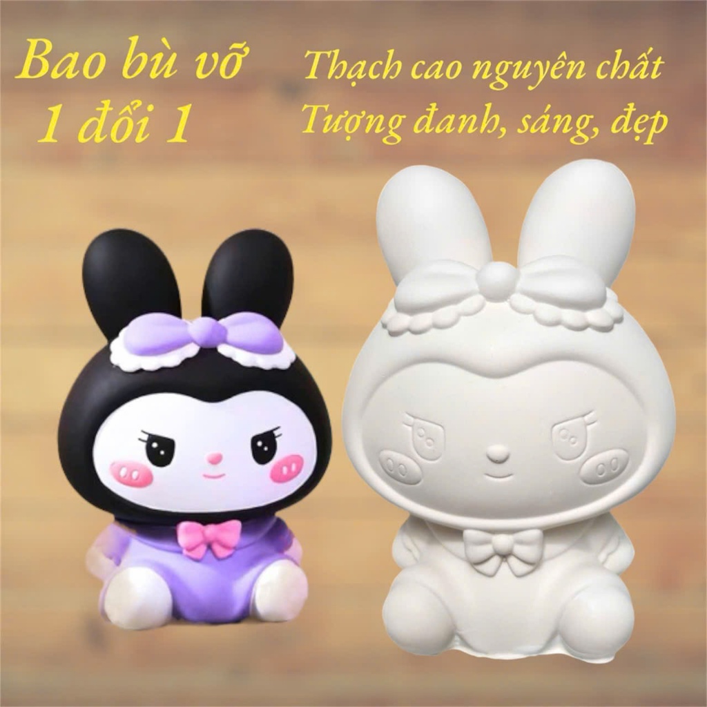Tượng tô màu thạch cao 3D CHỦ ĐỀ BÉ GÁI kích thước từ 17 đến 22 cm cho bạn thoải thức sáng tạo