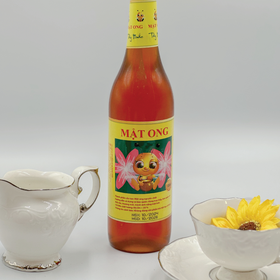 Mật ong nguyên chất Tây Bắc (con ong) 650ml