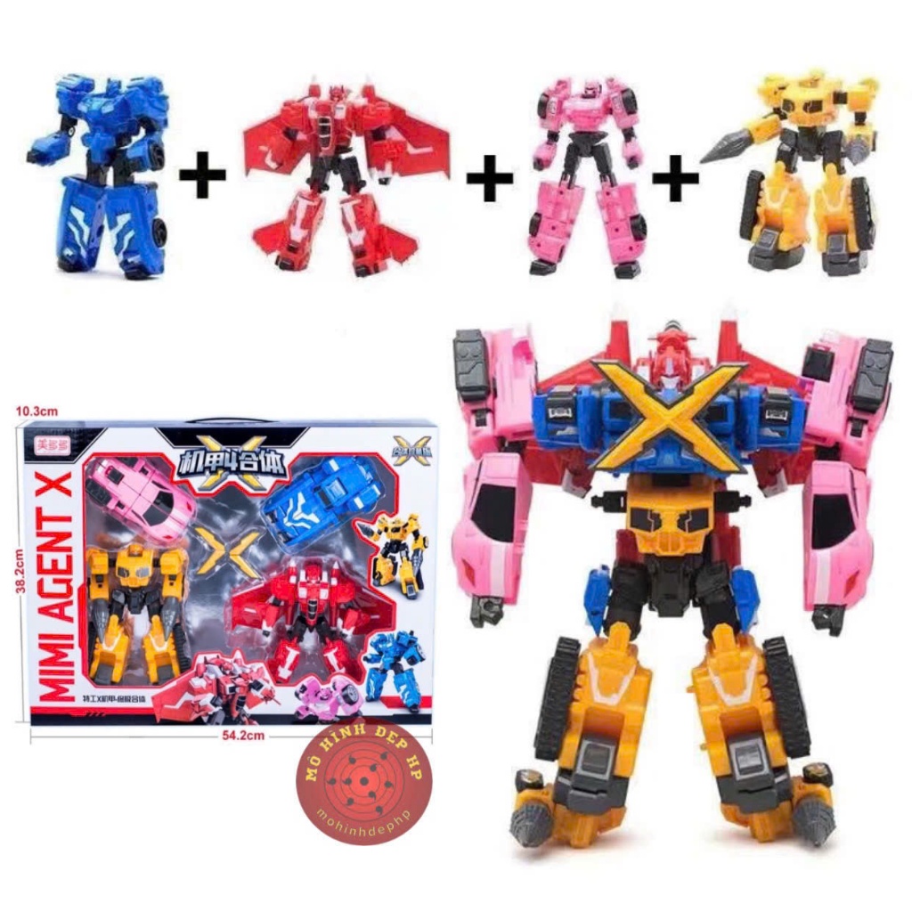 Siêu robot 4in1 siêu nhân nhí loại to đẹp | Shopee Việt Nam