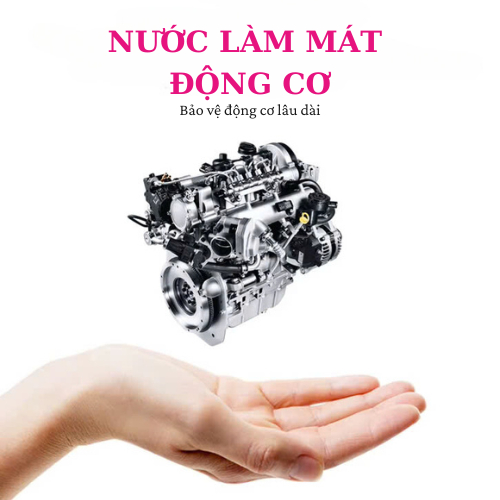 Nước Làm Mát Động Cơ Xanh/ Đỏ/ Nước Làm Mát Pha Sẵn Cho Xe Máy/ Ô Tô- SAKURA -Made In Japan