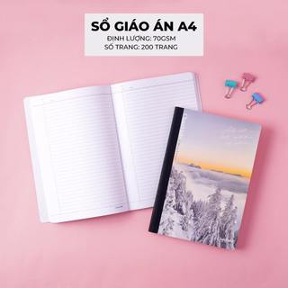 Sổ Giáo Án Classmate Sổ A4 200/260/300 Trang Sổ Ghi Chép, Soạn Văn Cho Học Sinh, Giáo Viên Vở A4 Dòng Kẻ Ngang, Kẻ Caro