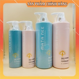 (Chính Hãng) Cặp dầu gội xả Mata Nee professional phục hồi, siêu mềm mượt, ngăn rụng, giữ màu 1000ml & 500ml chính hãng