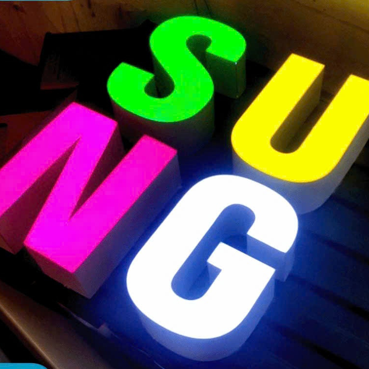 Chữ Nổi Đèn LED Trắng 20cm Font T3 Decor - Làm Theo Yêu Cầu (Chữ Đèn ...