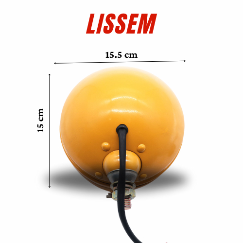 Đèn Pha Tròn Xe Cơ Giới Máy Xúc, Máy Ủi, Ô Tô, Tàu Bè/ Offroad - LISSEM -110/130W- 12v-24v/ Láng/Sọc