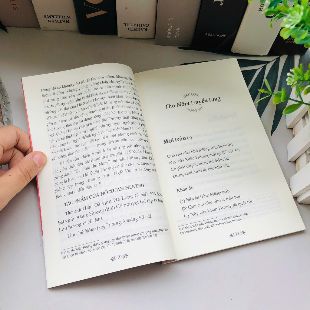 Ảnh Sách - Thơ Hồ Xuân Hương - Tủ sách văn học trong nhà trường 4