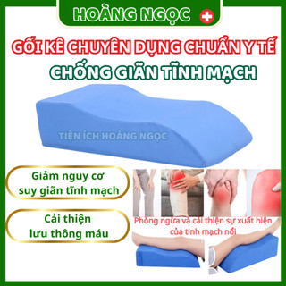 (Chuẩn Ytế- Chuyên dụng) Gối kê chân chống giãn tĩnh mạch, Đệm gác nâng chân thoải mái giúp ngủ ngon CAO CẤP