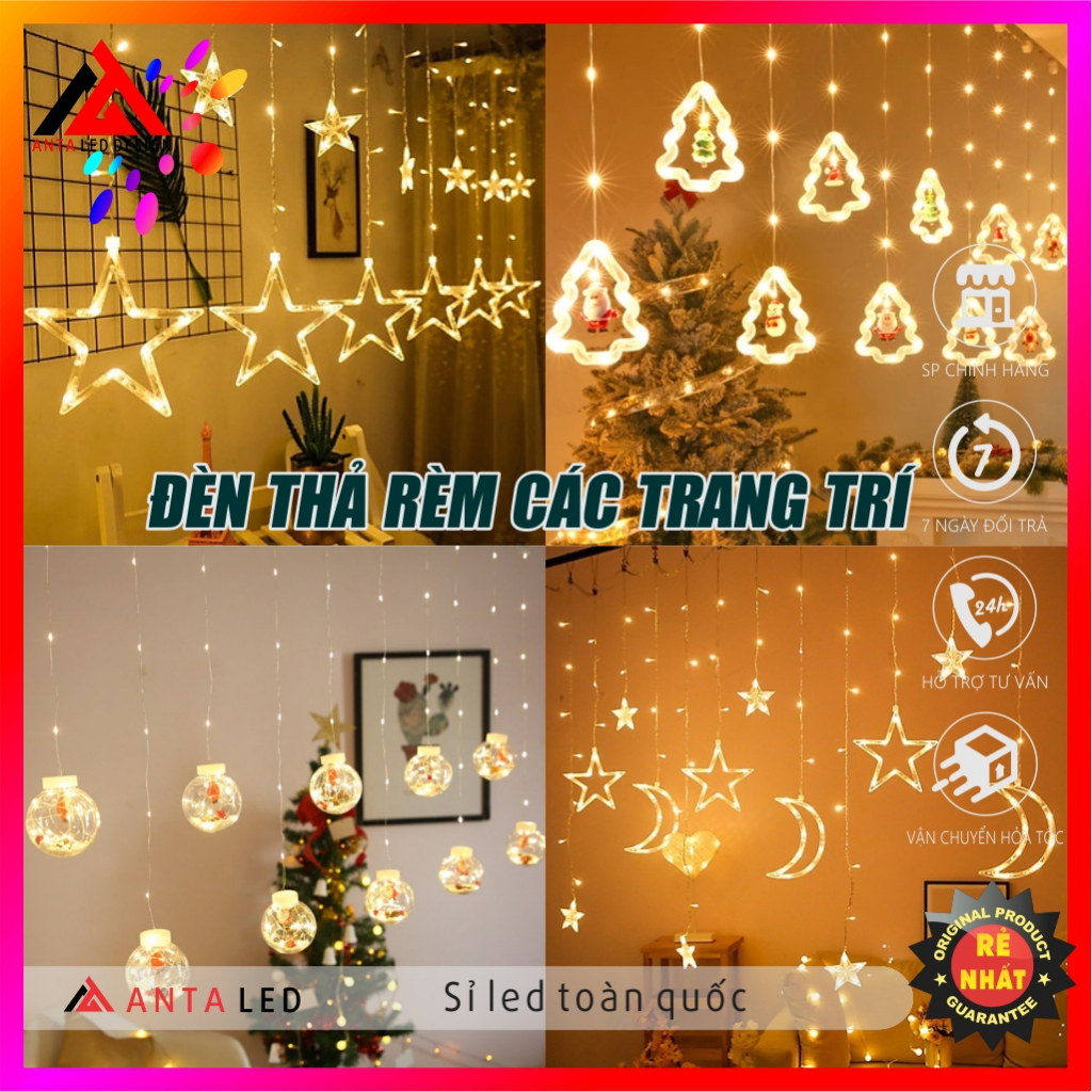 Đèn led dạng rèm trang trí các loại nhiều chế độ nháy dùng cho cửa hàng ...