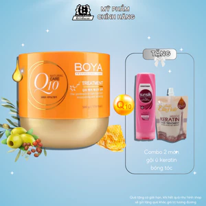 Kem ủ tóc Boya Q10 bản nội địa Thái Ekkamai Beauty giảm bạc tóc dưỡng đuôi tóc không chẻ ngọn