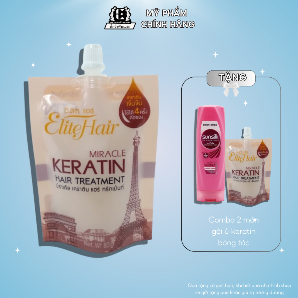 Kem Ủ Tóc Elite bản nội địa Thái Ekkamai Beauty dưỡng thơm tóc bóng mượt phồng chân tóc hiệu quả tức thì