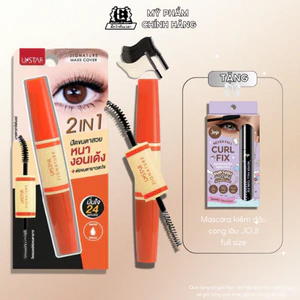 Mascara 2 trong 1 U STAR dưỡng mi tơi mi giữ cong lâu nội địa Thái Lan