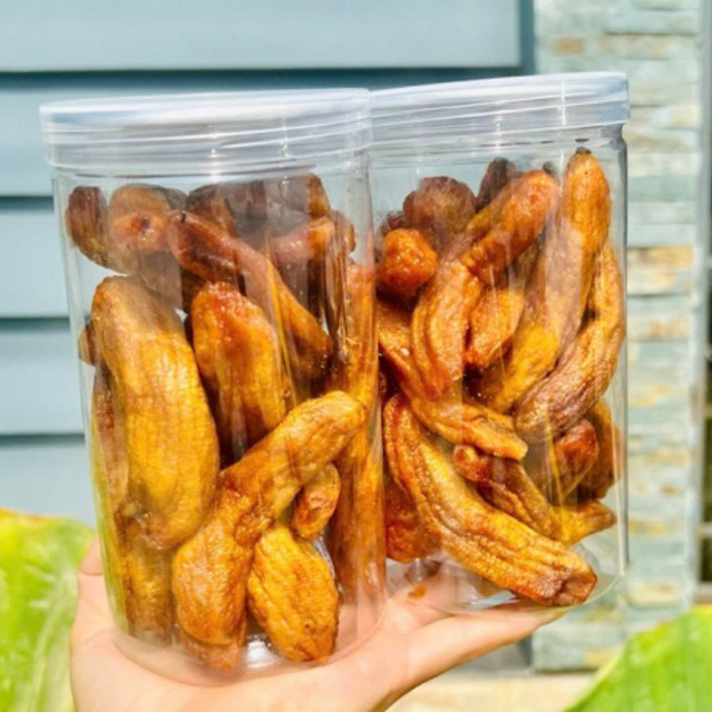 CHUỐI DẼO NGUYÊN TRÁI loại ngon - 1Hộp 500G