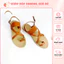 Giày Sandal Nữ Thời Trang Học Sinh Dép Xỏ Ngón Nữ Quai Chéo Đan Dây Kẹp Da Mềm Đế Chống Trơn Trượt