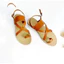 Giày Sandal Nữ Thời Trang Học Sinh Dép Xỏ Ngón Nữ Quai Chéo Đan Dây Kẹp Da Mềm Đế Chống Trơn Trượt