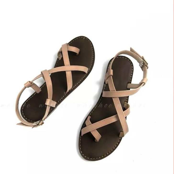Giày Sandal Nữ Thời Trang Học Sinh Chất Liệu Da Mềm - Màu Sắc Đơn Giản, Basic Dễ Mix Đồ