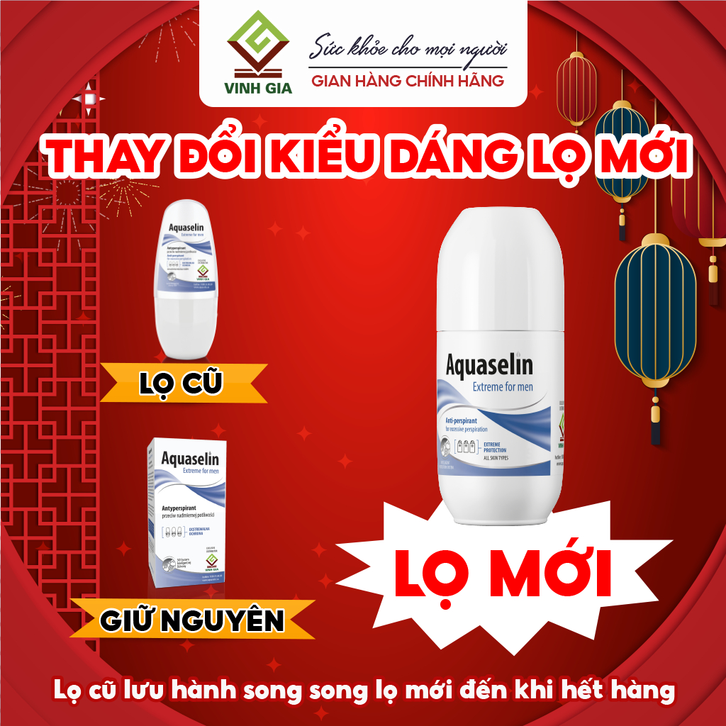Ảnh Lăn Nách Dành Cho Nam AQUASELIN Extreme For Men Giúp Giảm Mùi Hôi, Khô Thoáng Nách 50ml 3