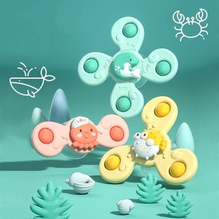 Set 3 Đồ Chơi Con Quay Spinner Vui Nhộn, Con Quay Đồ Chơi 2-3-4 Cánh Dễ Thương Chong Chóng Quay 89085