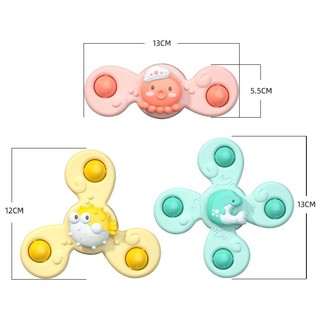 Set 3 Đồ Chơi Con Quay Spinner Vui Nhộn, Con Quay Đồ Chơi 2-3-4 Cánh Dễ Thương Chong Chóng Quay 89085