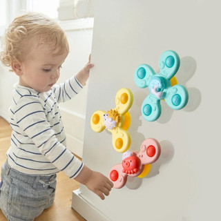 Set 3 Đồ Chơi Con Quay Spinner Vui Nhộn, Con Quay Đồ Chơi 2-3-4 Cánh Dễ Thương Chong Chóng Quay 89085