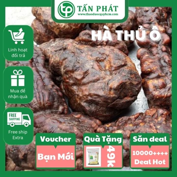 [Hàng Công Ty] Hà thủ ô đỏ khô, Củ hà thủ ô rừng giúp đen tóc, kích thích mọc tóc, bổ máu