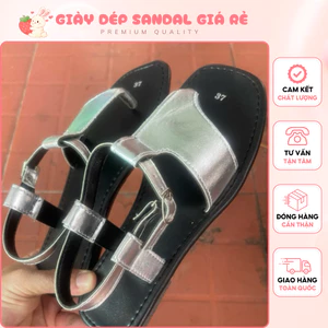 Giày Sandanl Nữ Thời Trang Học Sinh Quai Được Làm Bằng Da Siêu Bền, Chắc Chắn