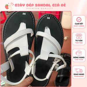 Giày Sandanl Nữ Đế Bằng Xỏ Ngón Phù Hợp Học Sinh, Sinh Viên, Đi Học, Đi Chơi, Đi Làm