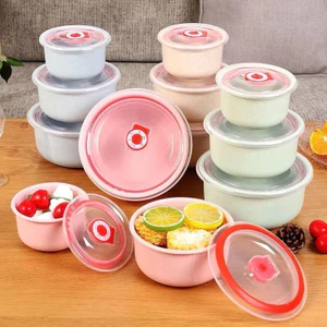 Set 3 hộp đựng thức ăn có nắp đậy kín 3 size