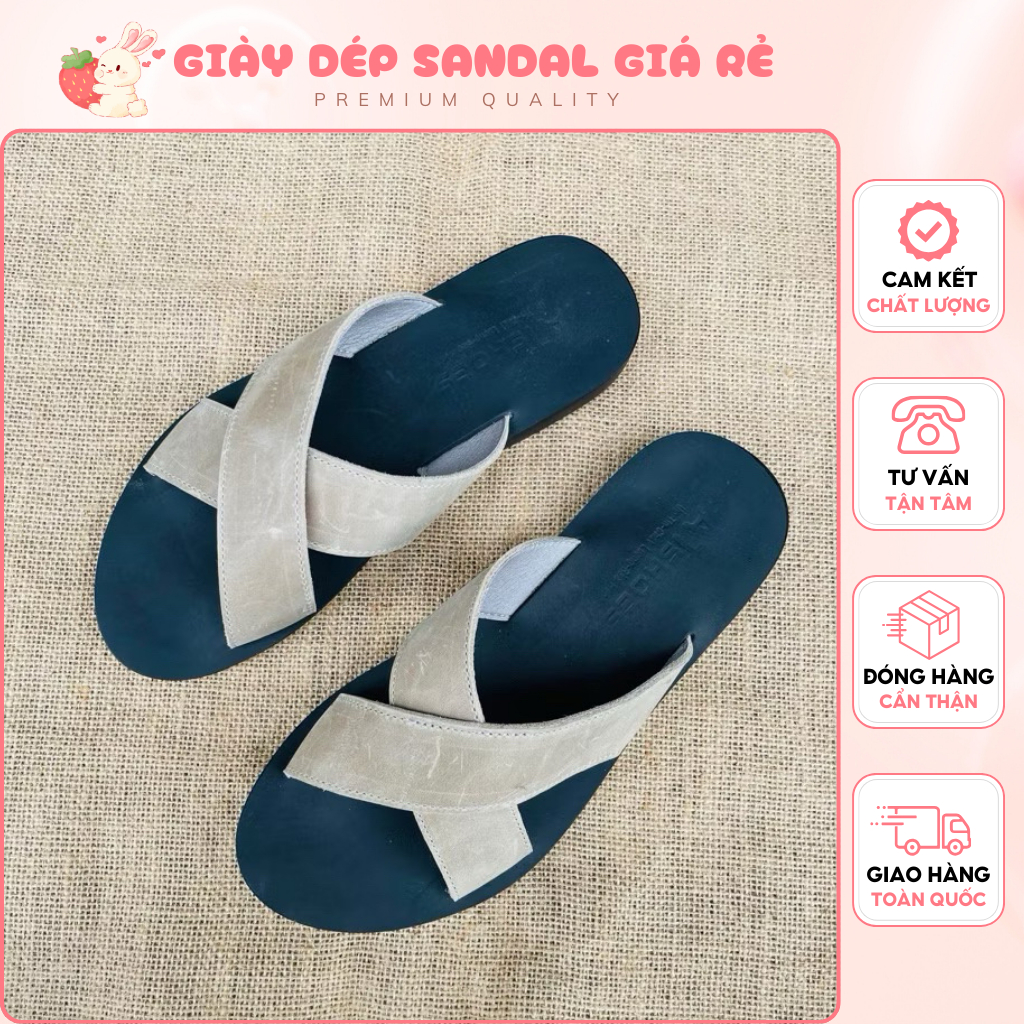 Dép Nam Cao Cấp Dép Quai Ngang Quai Chéo Hàng Bên Mình Là Hàng Sẵn Full Size
