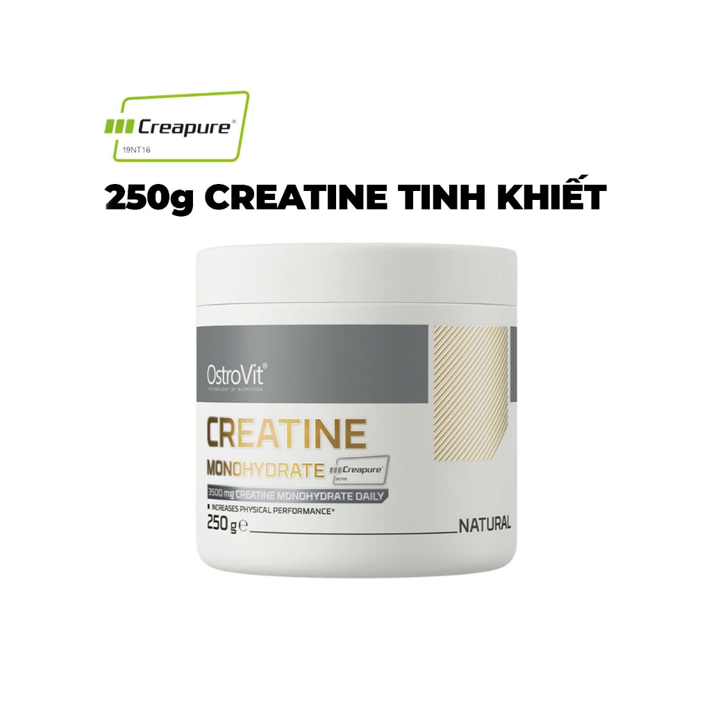 OstroVit Creatine Monohydrate Creapure 250g: Đột Phá Sức Mạnh, Vượt Qua Giới Hạn
