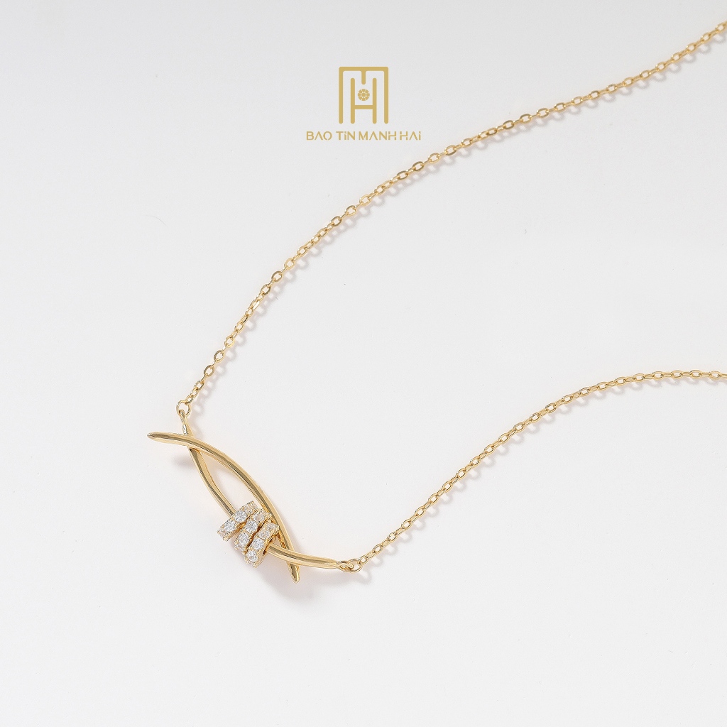 Ảnh Dây chuyền bạc 925 Bảo Tín Mạnh Hải thiết kế hiện đại cá tính BCD2B92KDH-410014 3